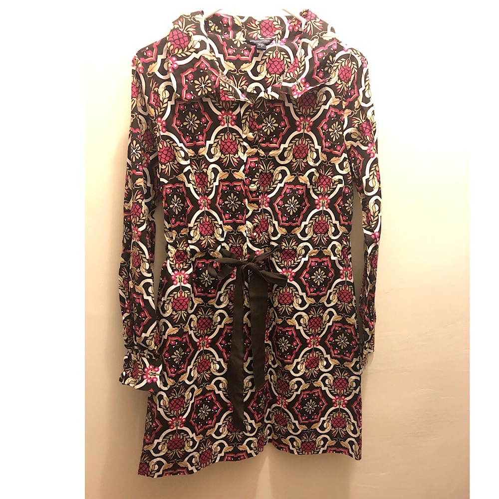 Banana Republic 1/2-button down w/ waist tie dress